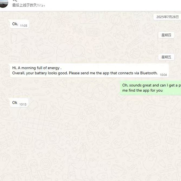 lithium battery Client Feedback